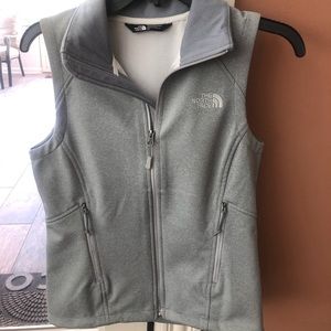 North face grey vest